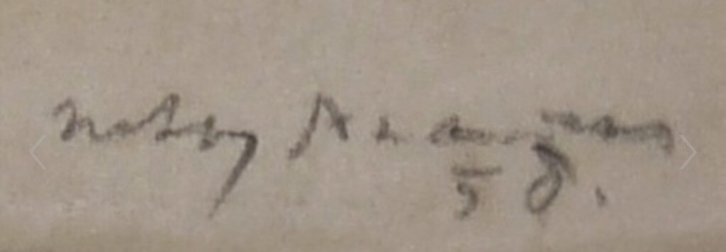 Kees Verwey, Krijttekening, Dubbele portrettekening, 1958 kopen? Bied vanaf 375!