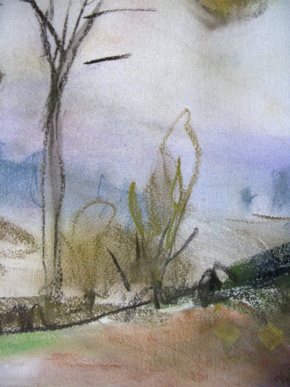 Willy Belinfante, BOMEN IN DE PROVENCE, pastel op papier kopen? Bied vanaf 1!