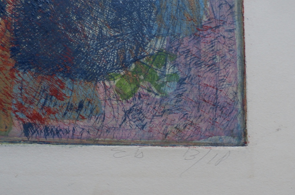 Peter Achttienribbe, ets, handgesigneerd en genummerd, 1979 kopen? Bied vanaf 35!