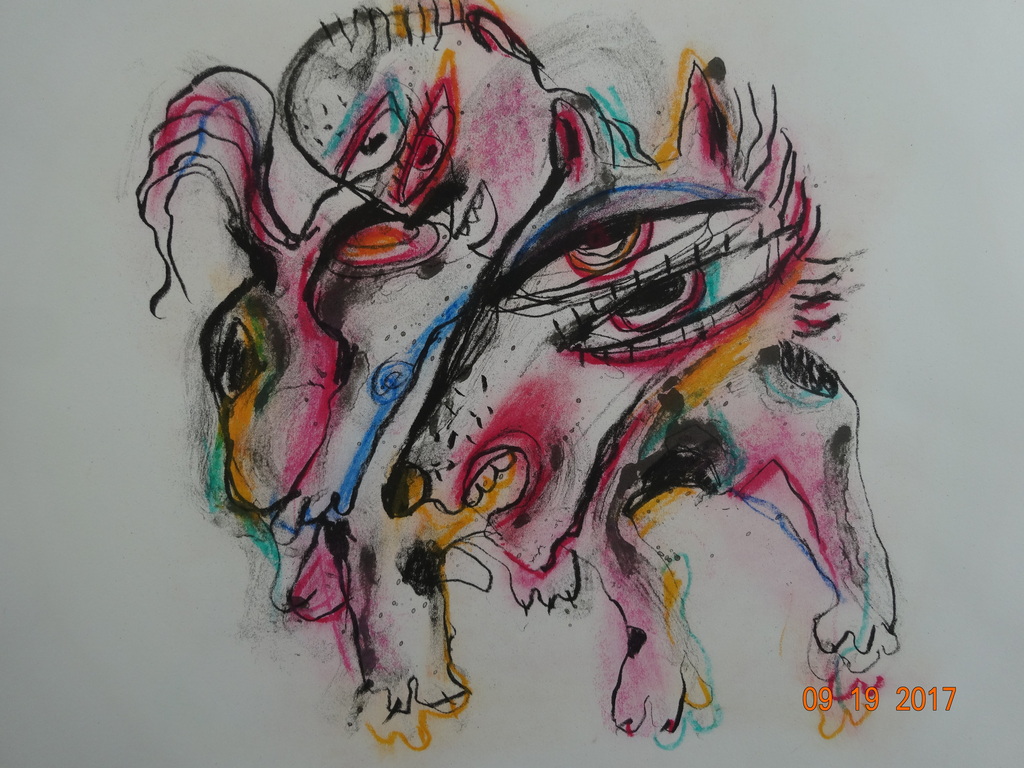 Henk Vierveijzer, kleurendruk 1997, 4/40 verkocht voor € 40!