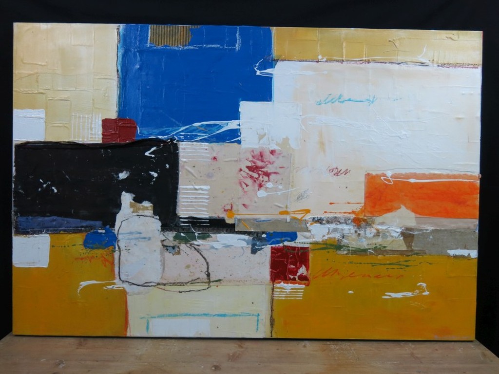 Ron van der Werf: Acryl op doek, RW 09.37  kopen? Bied vanaf 1000!