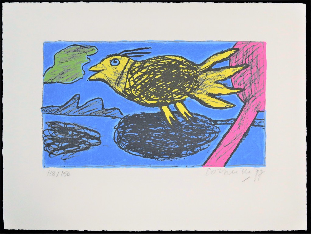 Corneille: Zeefdruk, Vers le large verkocht voor € 70!