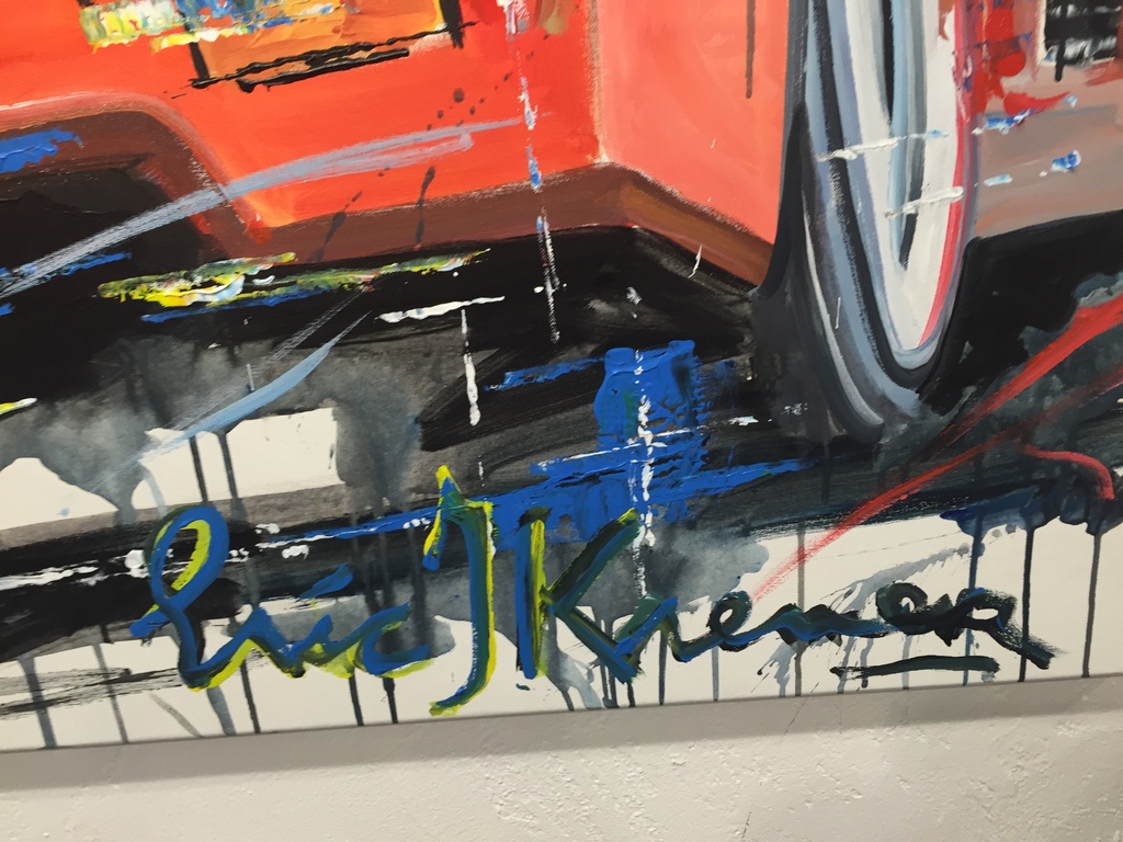 ERIC JAN KREMER   acryl op doek  FERRARI kopen? Bied vanaf 750!