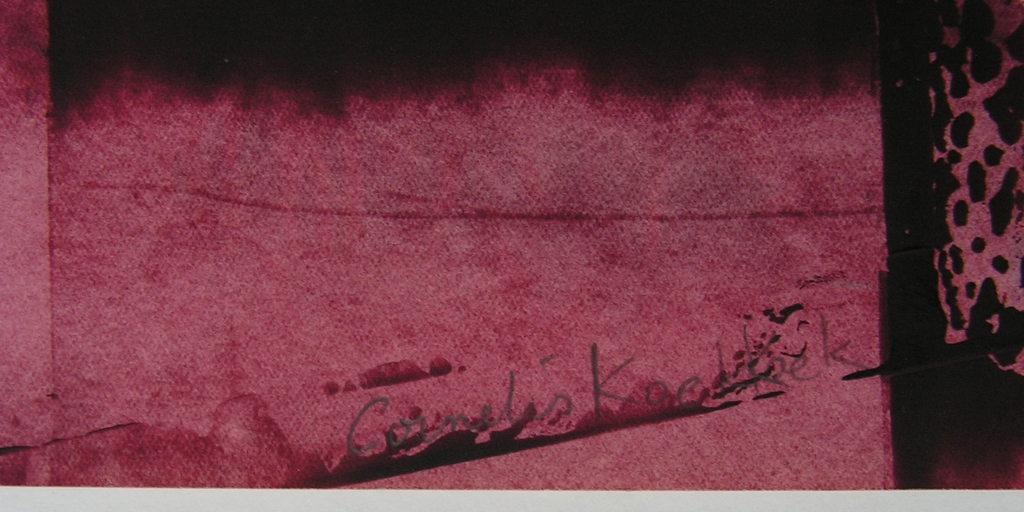 Cornelis Koekkoek - Abstract - acrylverf op papier - gesigneerd kopen? Bied vanaf 20!