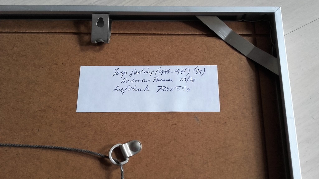 Joep Goeting - Zeefdruk - Gesigneerd 1982 kopen? Bied vanaf 40!