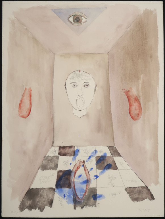 Hans Kuijs: Aquarel, Z.T. kopen? Bied vanaf 1!