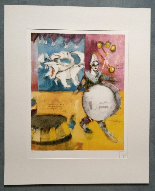 Astrid Engels - litho - Circus kopen? Bied vanaf 100!