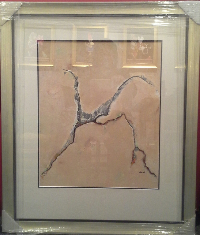 Acryl  op papier van G. Smit compleet ingelijst kopen? Bied vanaf 25!