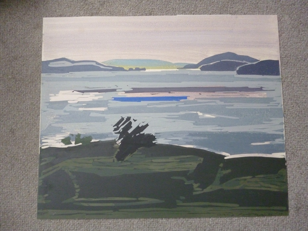 Hein Stork-Kleurenlinosnede-Scandinavische kust kopen? Bied vanaf 125!