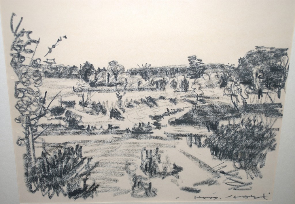 heide bij Zuidwolde Drente - contétekening  kopen? Bied vanaf 60!