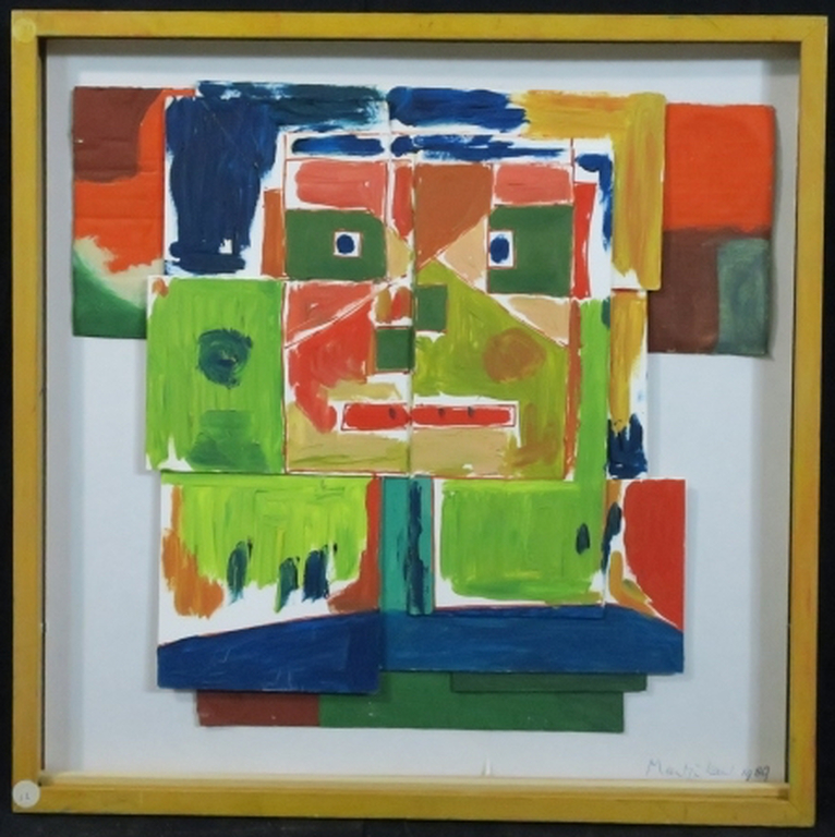 Meertje Kaal: Acryl op karton, Portret - Ingelijst kopen? Bied vanaf 1!