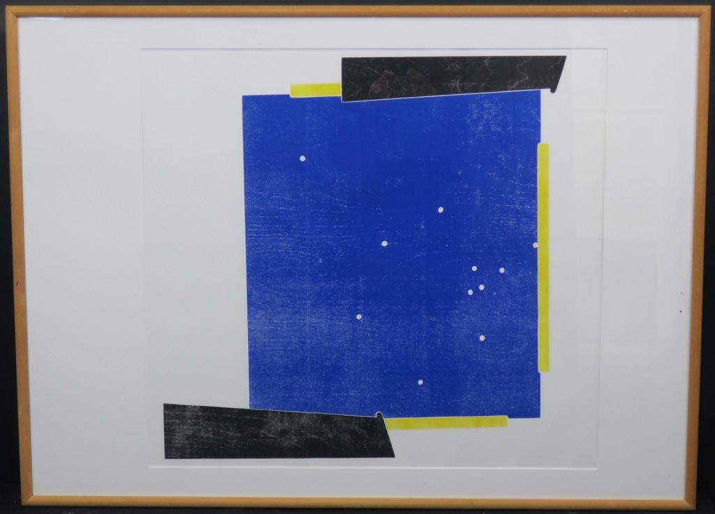 Tiddo Nieboer: Houtsnede, Le Jeu -Ingelijst kopen? Bied vanaf 40!