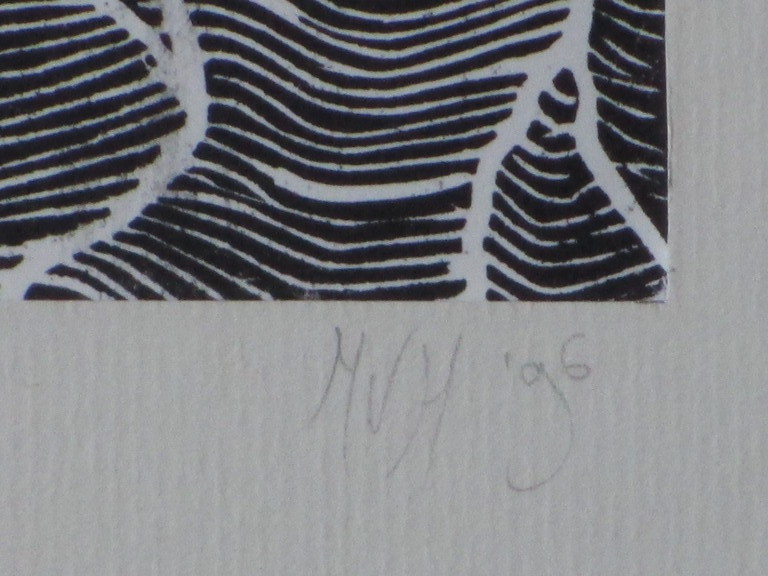 Onbekend, M.v.H., Stormvloedkering, Linosnede kopen? Bied vanaf 1!