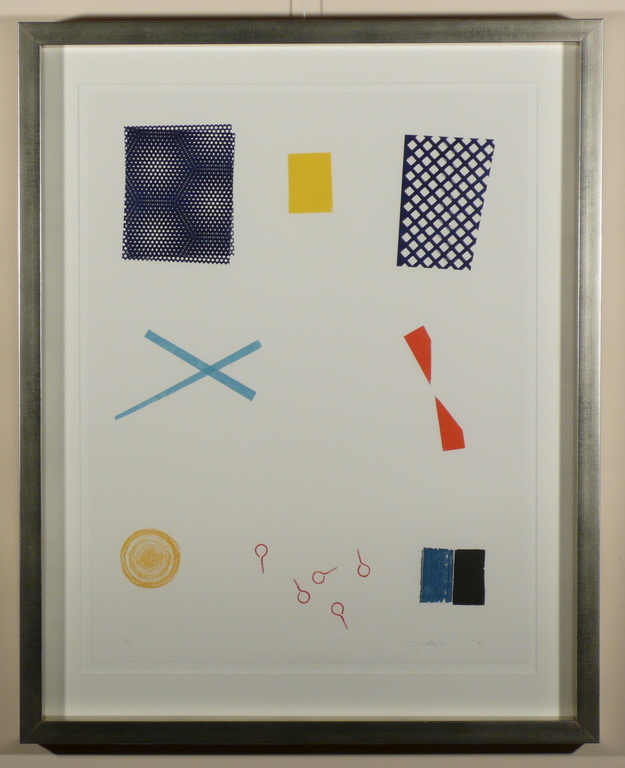 Gemengde techniek van J.C.J. Vanderheyden (1928-2012) verkocht voor € 285!