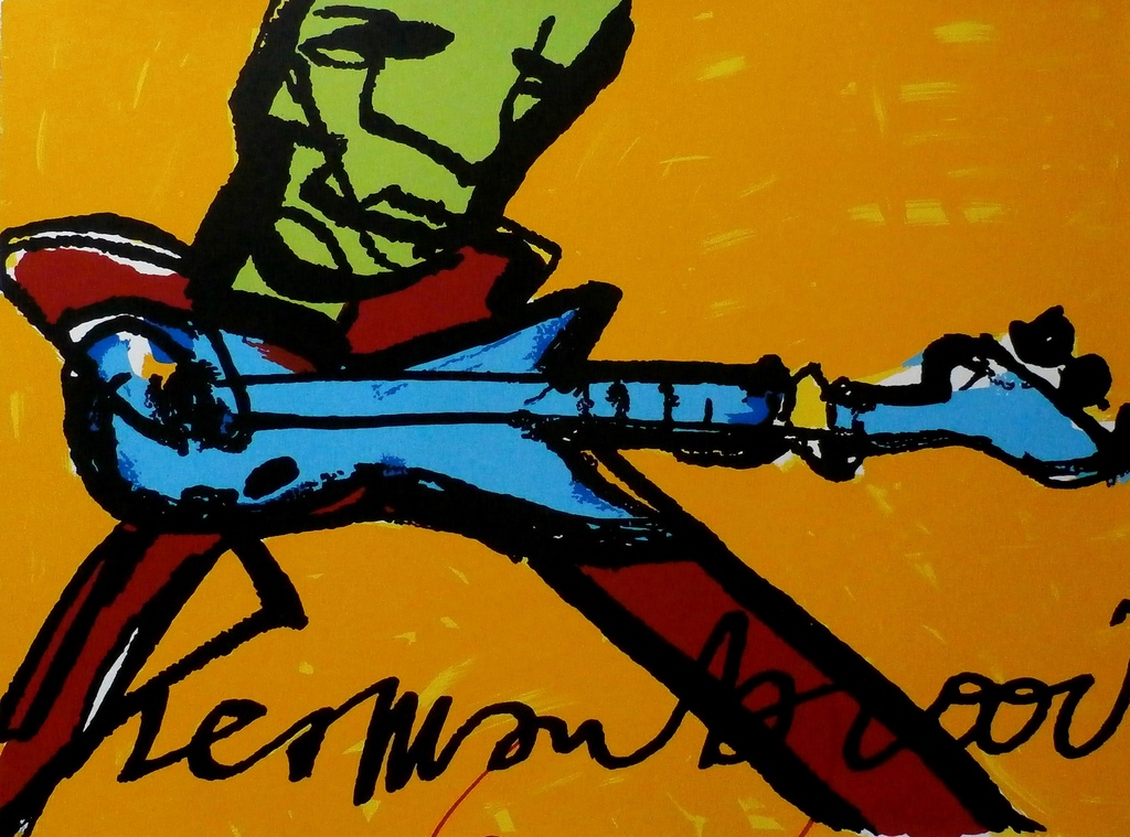 Herman Brood - zeefdruk: Guitarman verkocht voor € 375!
