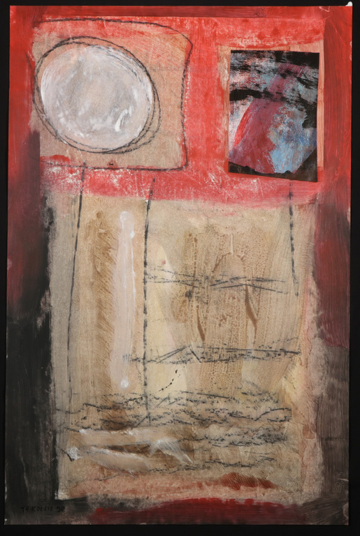 Kees te Kolste: Acryl op papier, Zonder titel kopen? Bied vanaf 1!