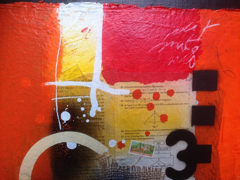 Theo koster,gemengde techniek, day in delhi kopen? Bied vanaf 1!