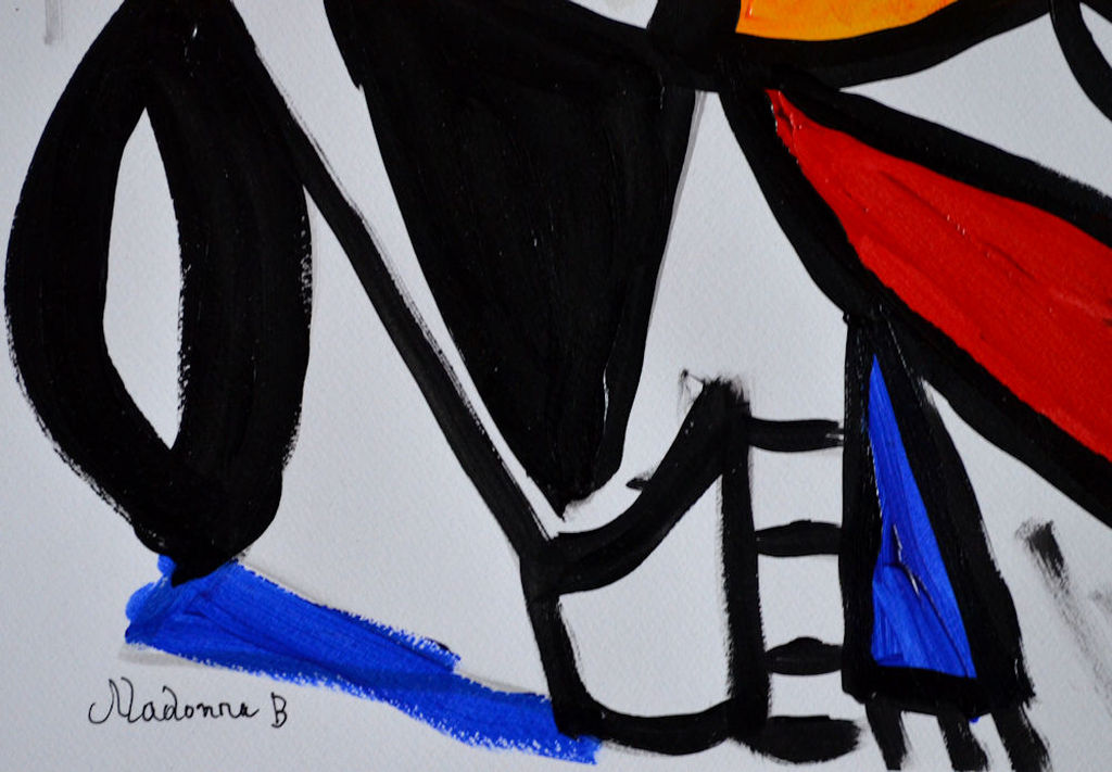 Het gesprek- acryl op zwaar papier-door beiden handgesigneerd kopen? Bied vanaf 120!