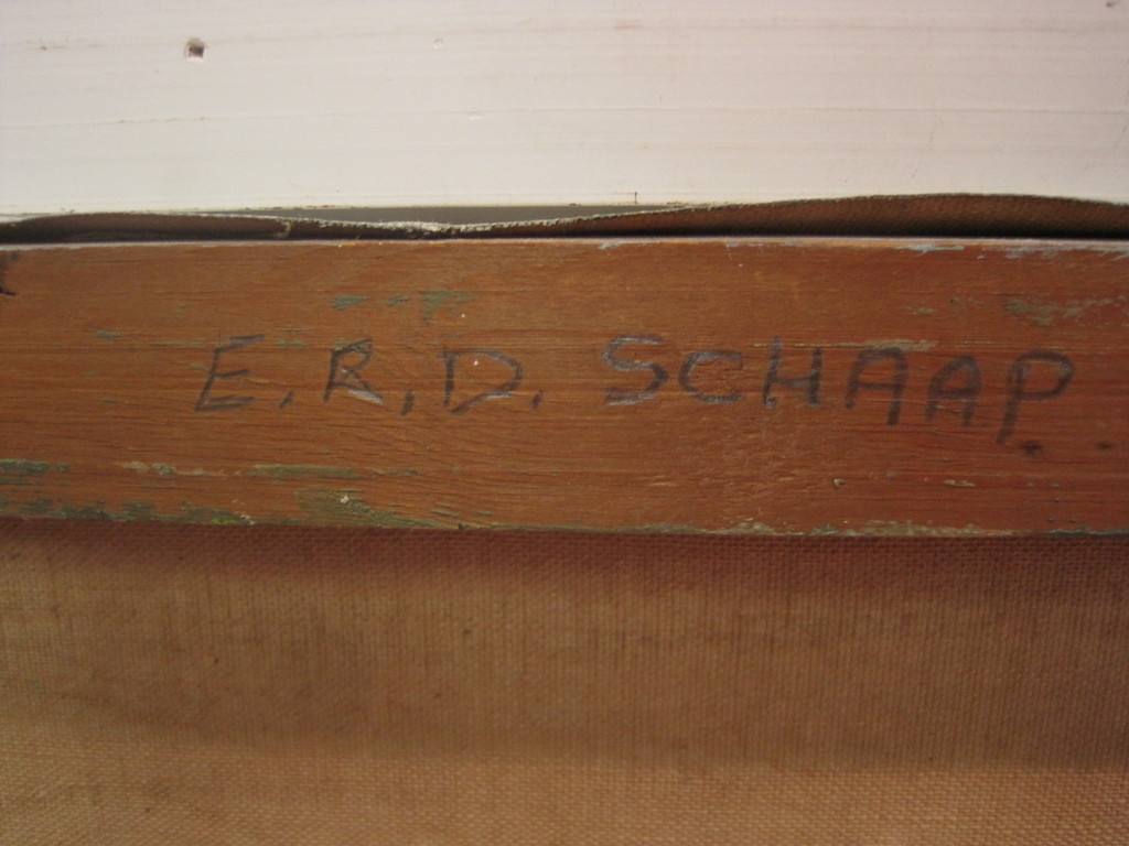E.R.D. Schaap 1862-1939  - Gooise impressionist - Lentebloesem - olieverf 1900 kopen? Bied vanaf 1!
