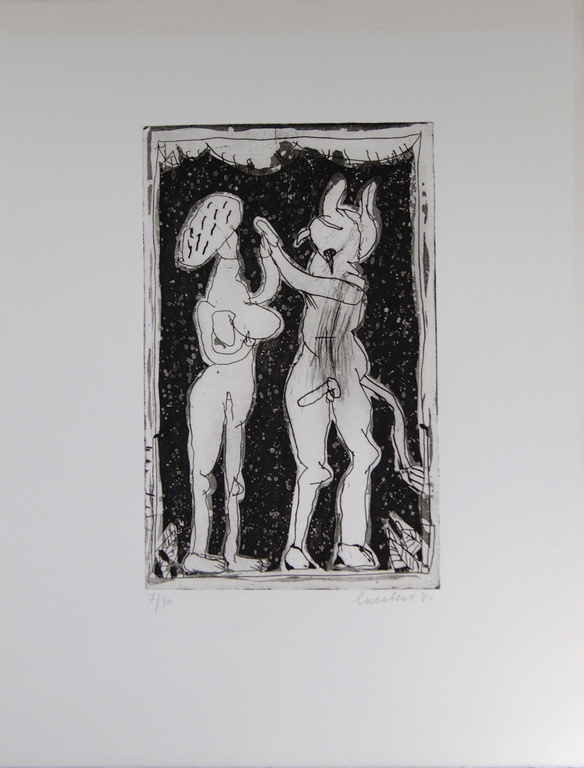 Lucebert, ets, zonder titel kopen? Bied vanaf 75!