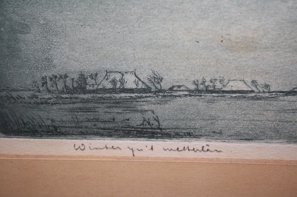A Gerlsma - FRIES LANDSCHAP IN WINTER - ETS kopen? Bied vanaf 55!