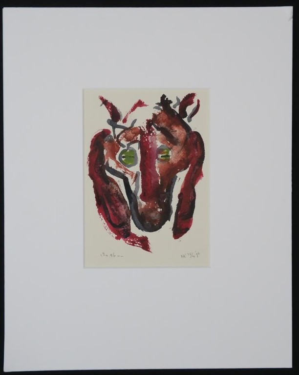 Hans Kuijs: Aquarel, Geit kopen? Bied vanaf 1!