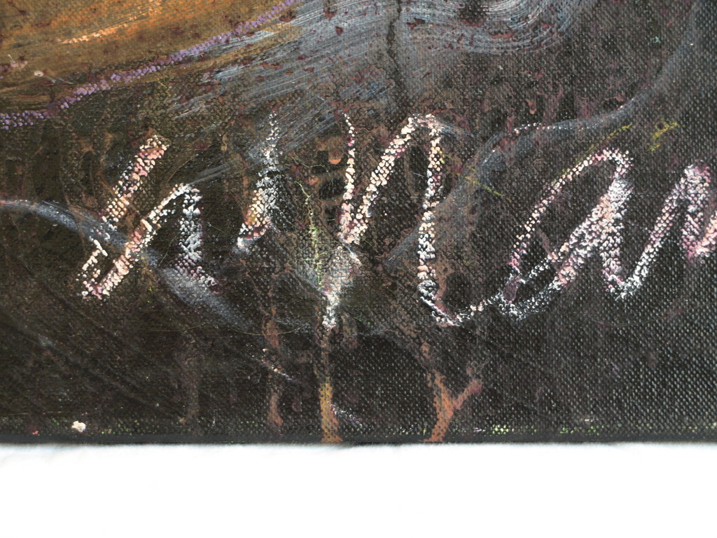 Willy Nanlohy : Acrylverf op linnen - Gerard Reve - gesigneerd - 1998  kopen? Bied vanaf 1!