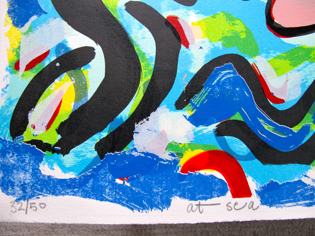Bettina Lopetro, zeefdruk: At Sea kopen? Bied vanaf 50!