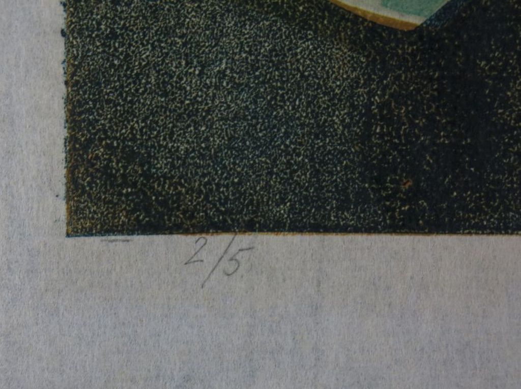 Monika Kersten: Sjabloondruk, Zonder titel (vrouw bij venster) kopen? Bied vanaf 1!