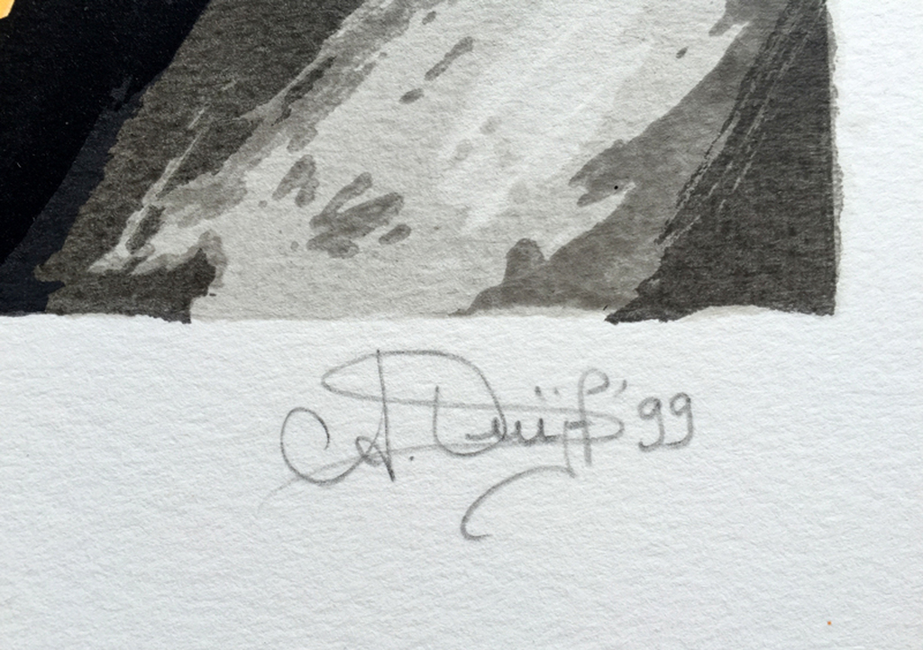 Anita Duijf - Zwarte Tulp - Gesigneerde zeefdruk - E/A - 1999 kopen? Bied vanaf 50!