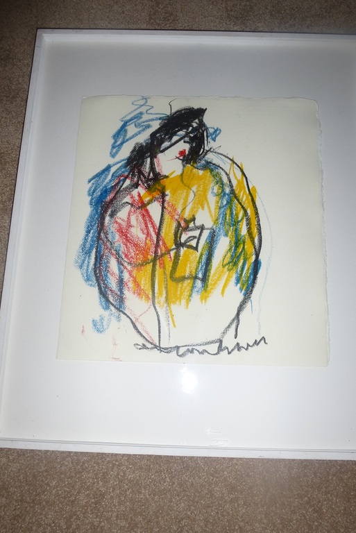 Anton Heyboer, gouache, handgesigneerd, Madonna kopen? Bied vanaf 195!