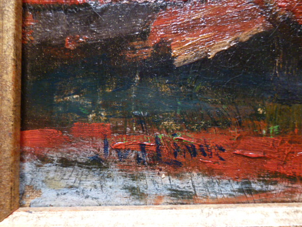 Jan van der Linde - olieverf - Molen  kopen? Bied vanaf 345!