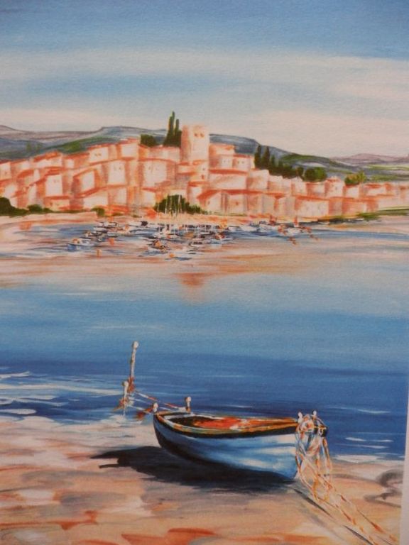 ANNE-MARIE BRIANTE  Litho   LE BATEAU  Handgesigneerd kopen? Bied vanaf 1!