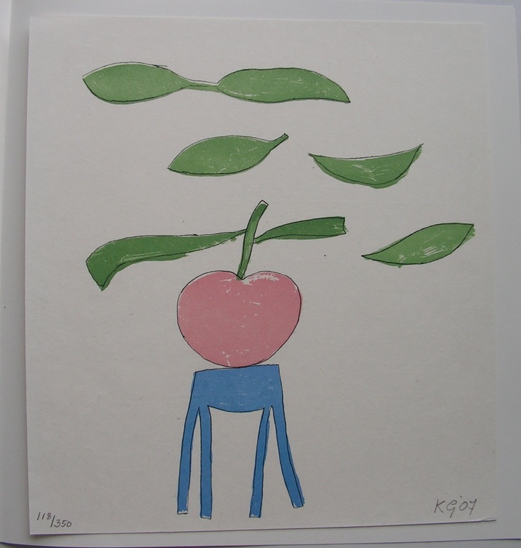 Klaas Gubbels  -  lithografie  -  Het houten bamkje kopen? Bied vanaf 115!