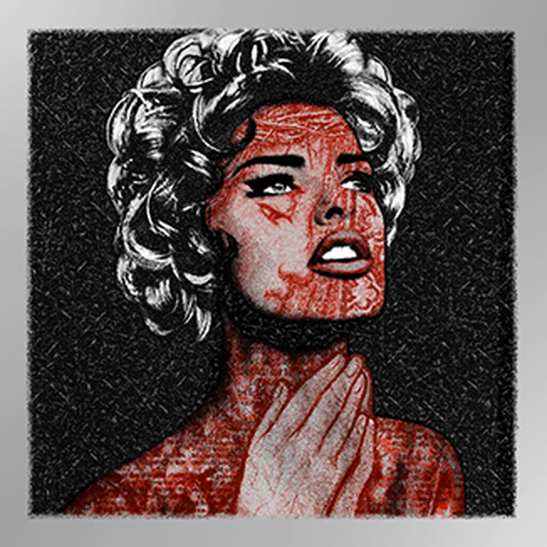 K-Guy - "Linda Evangelista" (Red / Silver - AP) verkocht voor € 195!