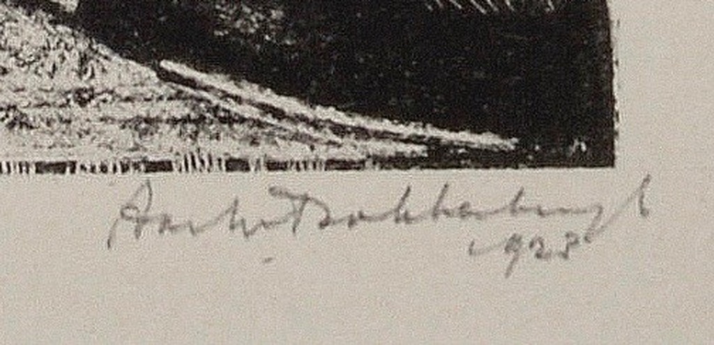 Aart van Dobbenburgh: Litho - Schets - 1923 kopen? Bied vanaf 30!