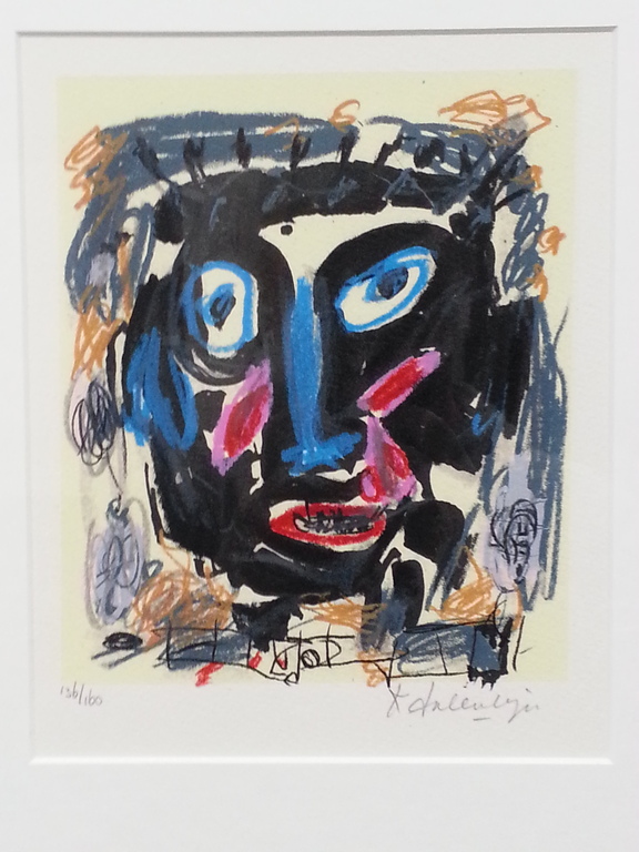 Kees Salentijn, zeefdruk op papier in aluminium lijst. kopen? Bied vanaf 30!