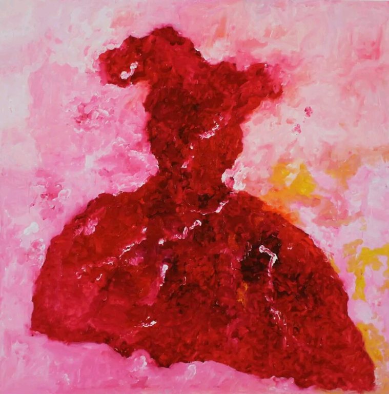 Armando - rood gewaad - Giclee verkocht voor € 99!