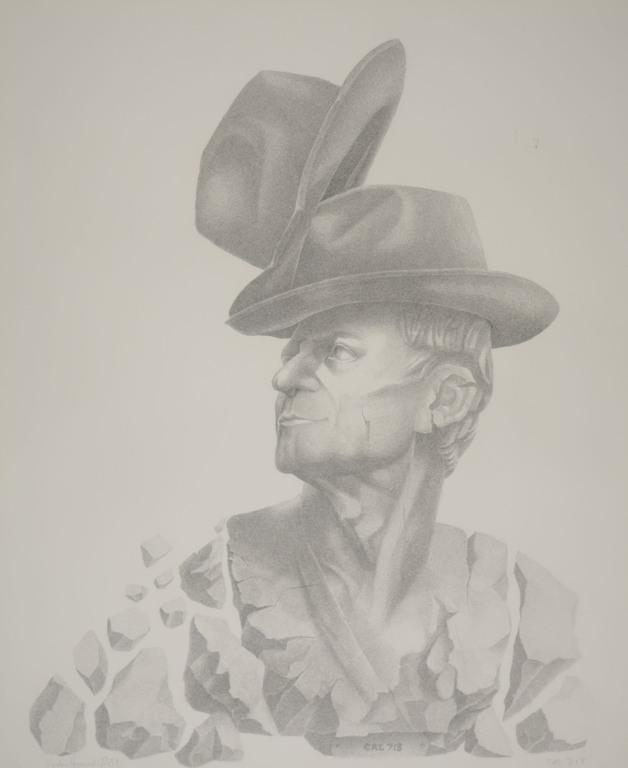 Wouter Hoogendijk: Potloodtekening, Cat 713 verkocht voor € 35!