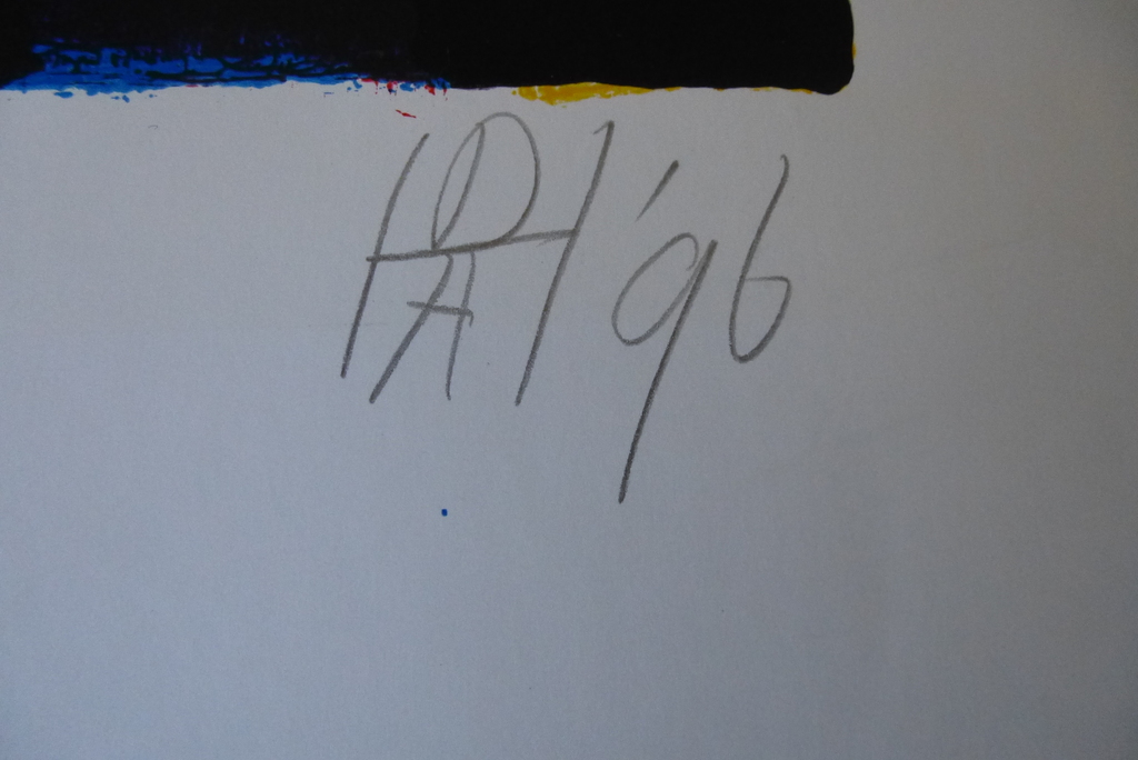 Onbekende kunstenaar, grafiek: hndgesigneerd en genummerd, 1996 kopen? Bied vanaf 1!