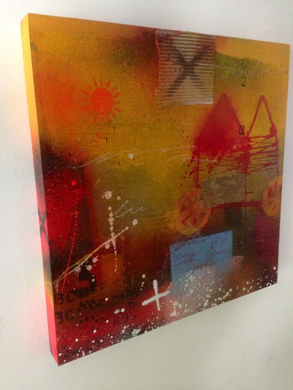 Theo koster , schilderij , rood huis  kopen? Bied vanaf 1!