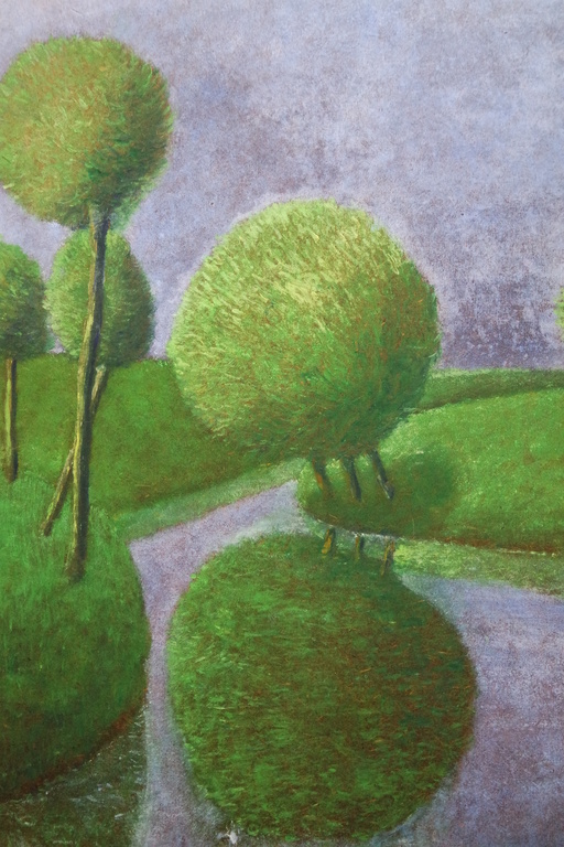 Johannes (Jo) Lodeizen (1892-1980) - olieverf op board - landschap (II) kopen? Bied vanaf 215!
