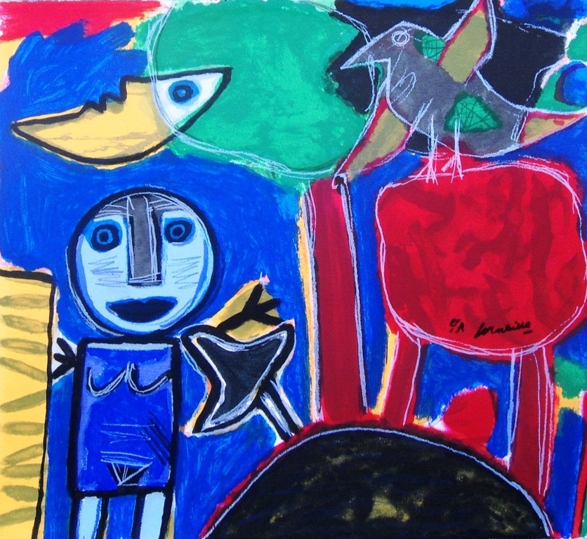 Corneille: Vrouw in blauw kopen? Bied vanaf 1!