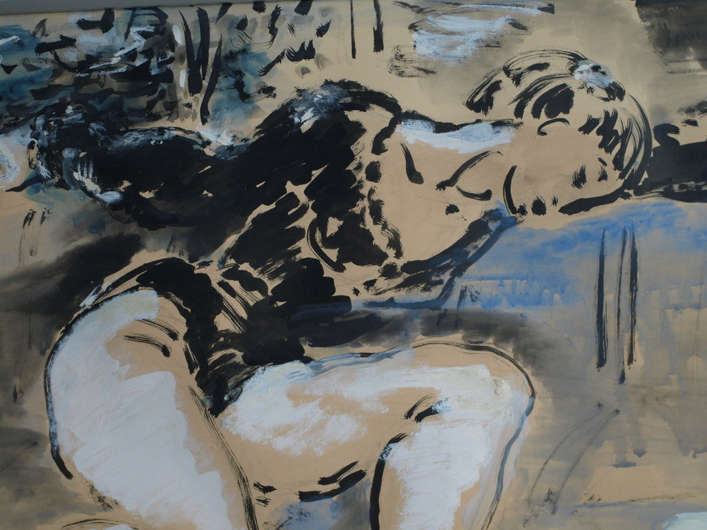 Gerard Hordijk : Gouache , Balletdanseres – gesigneerd & ingelijst – ca 1935   kopen? Bied vanaf 250!