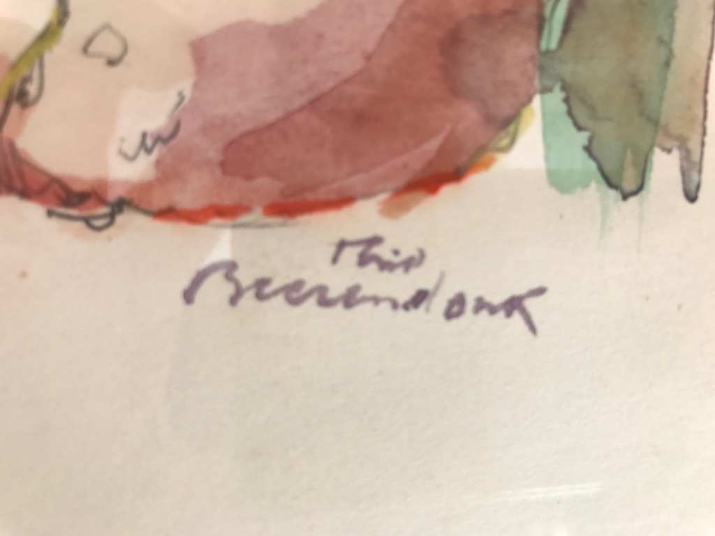 Theo Beerendonk, aquarel, zonder titel kopen? Bied vanaf 300!