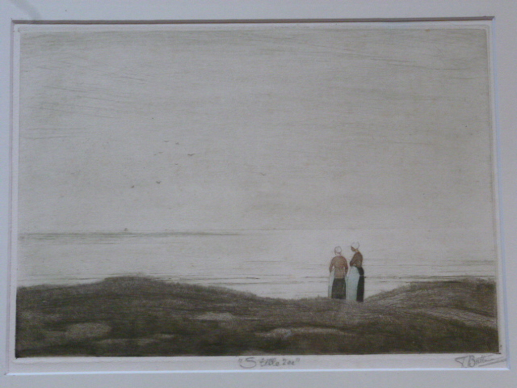 Tjeerd Bottema - kleurenets - Stille Zee verkocht voor € 140!