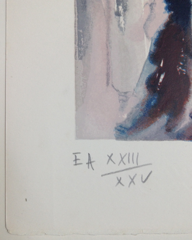 Salvador dali, ORIGINELE HOUTGRAVURE, 'Ainsi fut creee la terre' kopen? Bied vanaf 210!