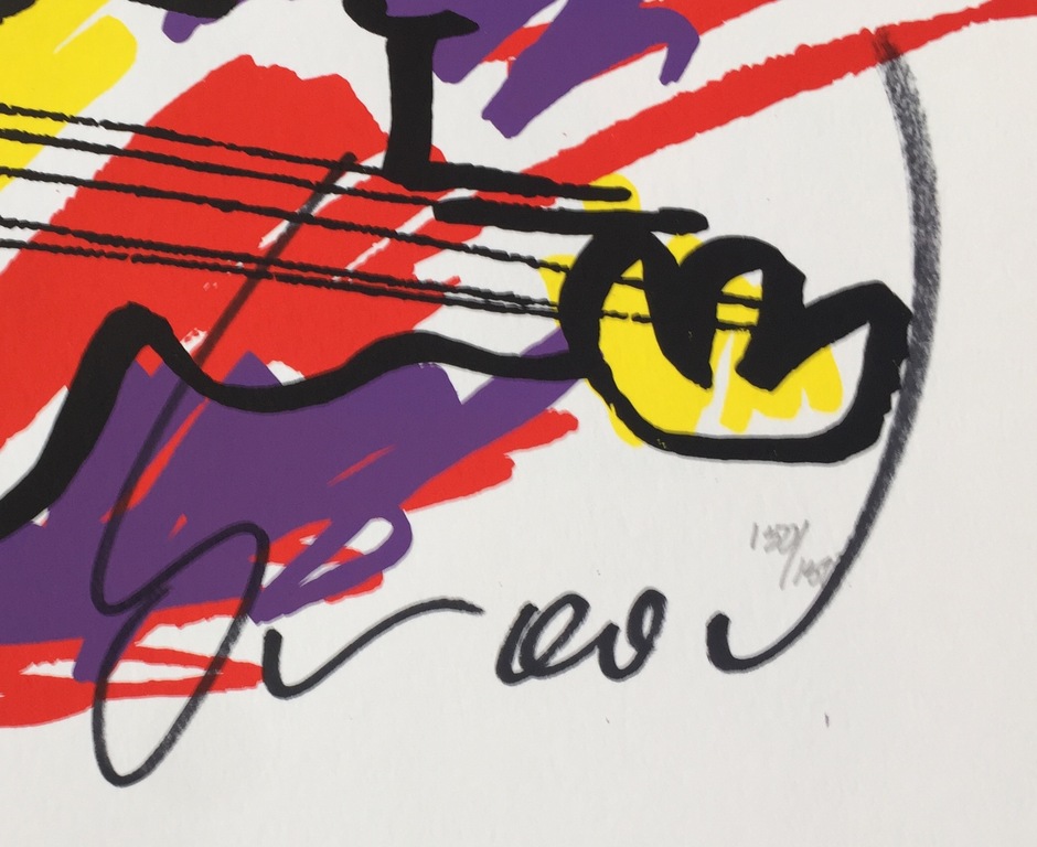 Herman Brood - Originele Kleurenzeefdruk: Elvis kopen? Bied vanaf 1!