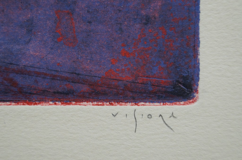 Mark Visione - gesigneerde ets - Aware (morning interior) III kopen? Bied vanaf 25!
