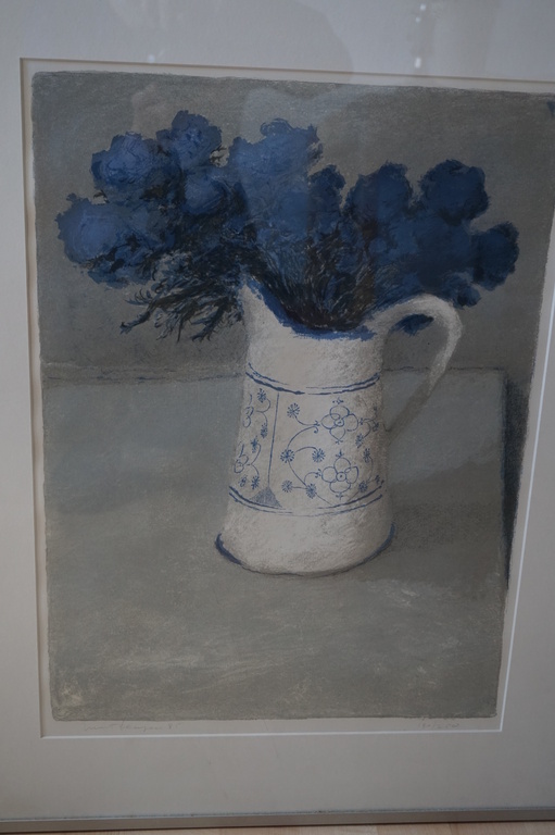 Mart Kempers Zeefdruk 'Kruik met bloemen' verkocht voor € 55!
